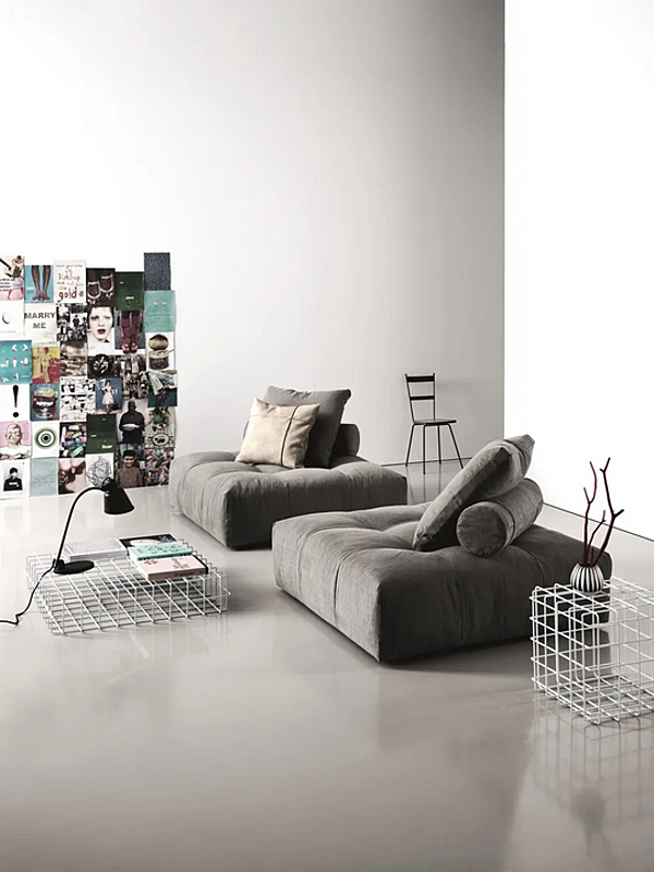 Canapé d'angle en tissu avec housse amovible Saba Pixel usine SABA de l'Italie. Foto №10