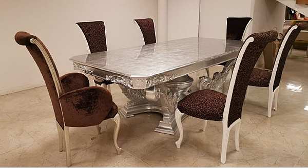 Table à manger + 6 chaises de l'usine BM STYLE usine BM STYLE de l'Italie. Foto №5
