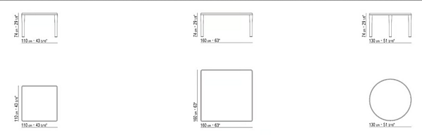 Table rectangulaire en bois Kobo FLEXFORM usine FLEXFORM de l'Italie. Foto №6