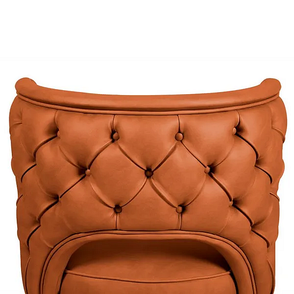 Fauteuil en cuir capitonné avec accoudoirs BRABBU Kansas usine BRABBU de l'Italie. Foto №7