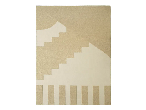 Tapis rectangulaire en tissu avec motifs géométriques Saba Cime usine SABA de l'Italie. Foto №6