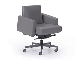 Chaise de direction pivotante en cuir Inca I 4 Mariani Chaise de direction pivotante en cuir Inca I 4 Mariani usine i 4 Mariani de l'Italie
