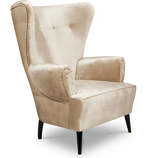 Fauteuil en velours avec accoudoirs BRABBU Clerk usine BRABBU de l'Italie. Foto №7