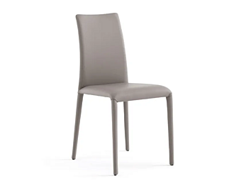 Chaise en cuir rembourrée ADA Eforma Chaise en cuir rembourrée ADA Eforma usine Eforma de l'Italie