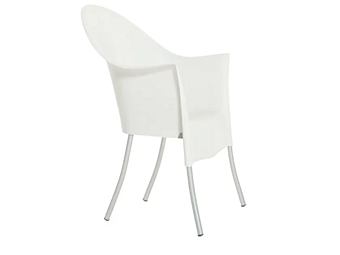 Chaise en polypropylène avec housse en tissu optionnelle Driade Lord Yo Chaise en polypropylène avec housse en tissu optionnelle Driade Lord Yo usine Driade de l'Italie