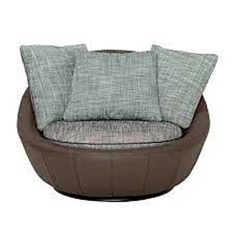 Fauteuil TONIN CASA DOPPIO SOGNO T8038/S usine TONIN CASA de l'Italie