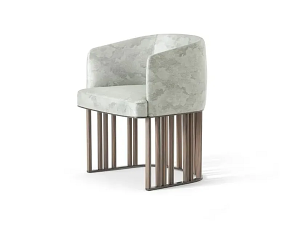 Chaise en tissu avec housse amovible GIORGETTI HERO usine GIORGETTI de l'Italie. Foto №1