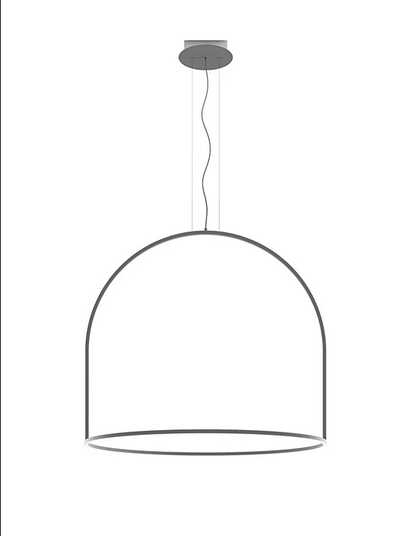 Suspension en métal LED U Light AXOLIGHT usine Axolight de l'Italie. Foto №9