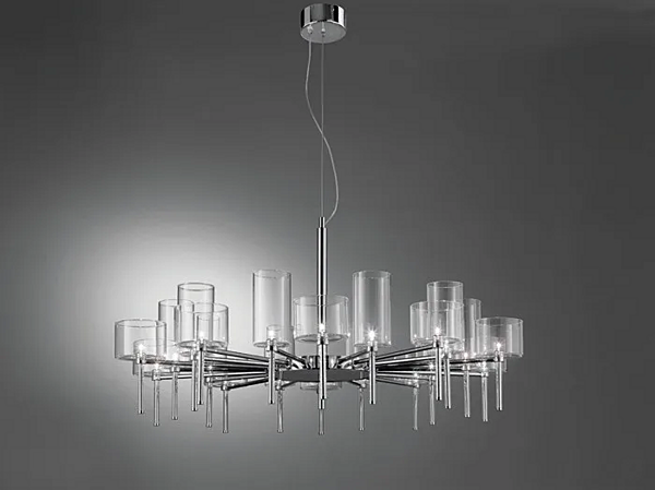 Lustre en cristal halogène Spillray AXOLIGHT SP SPIL 20 usine Axolight de l'Italie. Foto №2