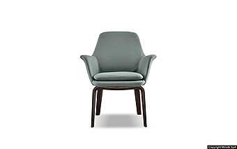 Chaise Minotti York Lounge  usine Minotti de l'Italie