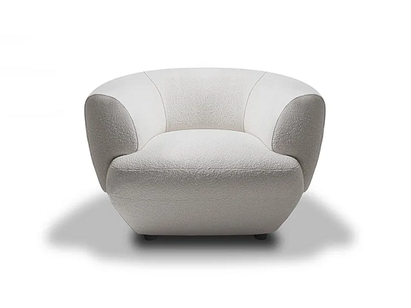 Fauteuil avec accoudoirs en tissu VIBIEFFE 360 Confident usine VIBIEFFE de l'Italie. Foto №1