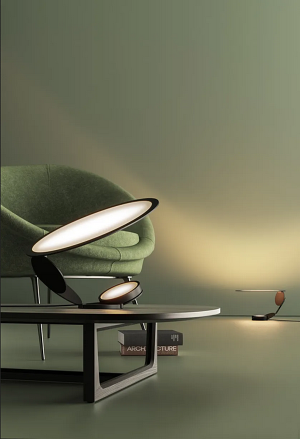 Lampe de table LED ajustable en aluminium AXOLIGHT CUT LT CUT XXX usine Axolight de l'Italie. Foto №4