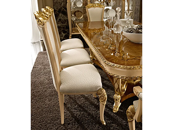 Chaise rembourrée en tissu Harmony A.R. Arredamenti 310/I usine A.R.ARREDAMENTI SRL de l'Italie. Foto №3