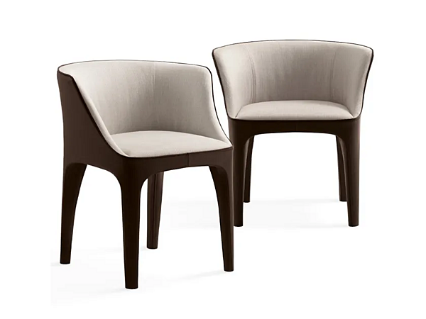 Chaise avec accoudoirs en bois GIORGETTI DIANA 70700, 70701 usine GIORGETTI de l'Italie. Foto №1