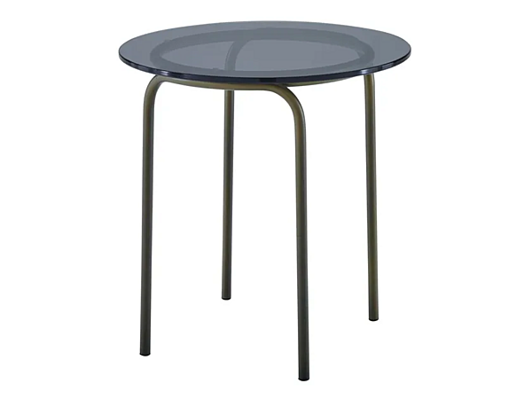 Table d'appoint ronde en verre trempé haut LIGNE ROSET LIAM 19980380 usine LIGNE ROSET de l'Italie. Foto №2