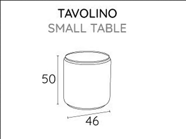 Table basse ronde en tissu Boll Vetro Adrenalina IMB1050485 usine ADRENALINA de l'Italie. Foto №6