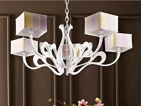 Lustre en métal Orione Quadro CORTEZARI usine CORTE ZARI de l'Italie. Foto №1