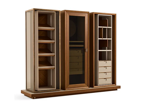 Armoire en bois avec tiroirs GIORGETTI Town usine GIORGETTI de l'Italie. Foto №1