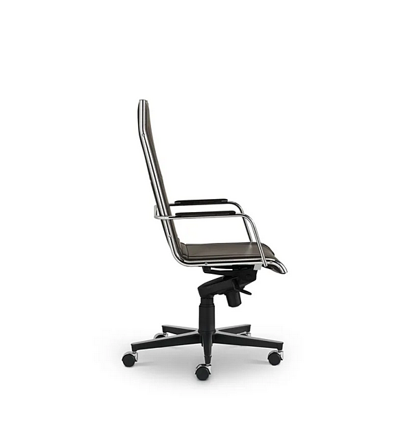Chaise de direction en cuir avec dossier haut Blade i 4 Mariani usine i 4 Mariani de l'Italie. Foto №4