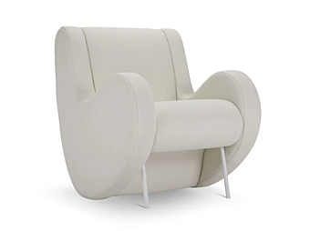 Fauteuil en tissu avec accoudoirs Atina Adrenalina IMB1072180