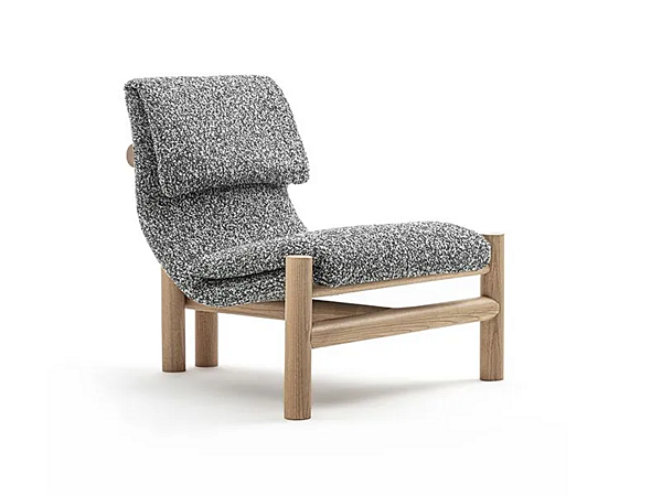 Fauteuil en tissu rembourré ADA Frigerio usine Frigerio de l'Italie. Foto №1