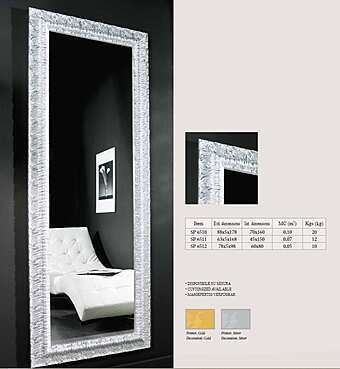 Miroir TONIN CASA SP 6510 Miroir TONIN CASA SP 6510 usine TONIN CASA de l'Italie