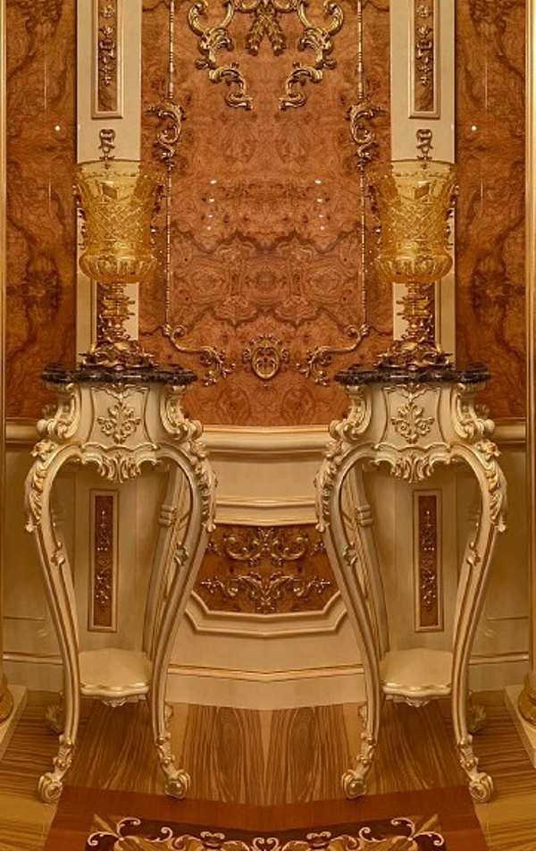 Ensemble de sous-verres décoratifs avec plateau en marbre Modenese Gastone usine MODENESE GASTONE de l'Italie. Foto №1