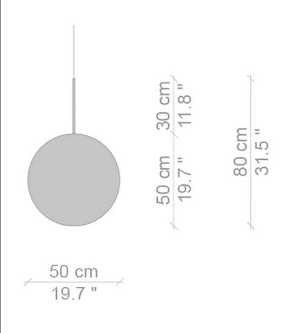 Suspension en verre soufflé Bollicosa CASSINA 089 21, 089 22 usine CASSINA de l'Italie. Foto №10