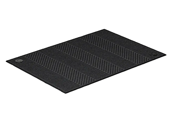 Tapis rectangulaire en tissu rayé Sesto Senso CPRN HOMOOD S546, S549