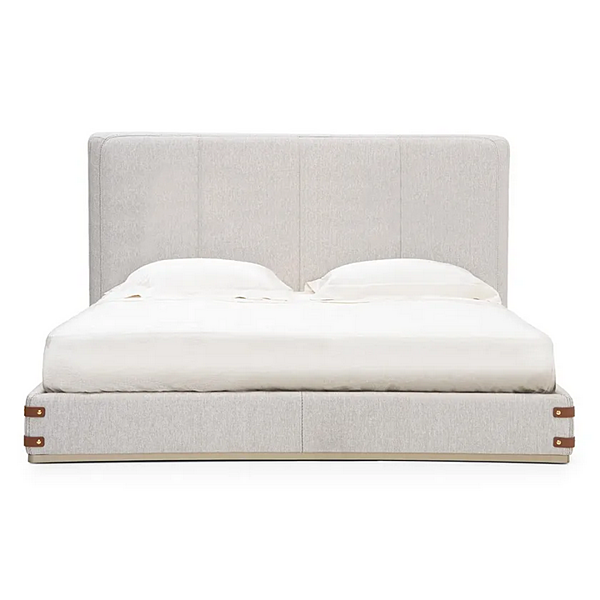 Lit double en tissu avec panneau rembourré Mida High Formitalia usine FORMITALIA de l'Italie. Foto №2