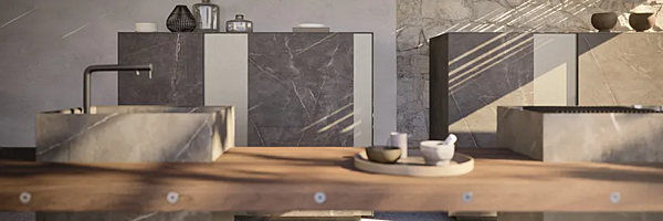 Cuisine extérieure en pierre et bois MODULNOVA Projet 01 usine Modulnova de l'Italie. Foto №10