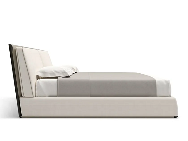 Lit double avec tête de lit rembourrée en tissu GIORGETTI Adam usine GIORGETTI de l'Italie. Foto №2