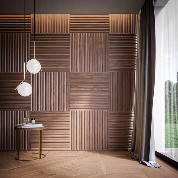 Boiserie en bois 3D ARTE BROTTO usine Arte Brotto de l'Italie. Foto №4