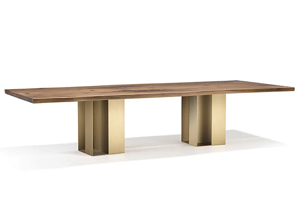 Table rectangulaire en bois massif Vero Cubica ARTE BROTTO L620, CUBICA usine Arte Brotto de l'Italie. Foto №1