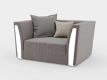 Fauteuil en tissu rembourré avec accoudoirs PIERMARIA Choelo Fauteuil en tissu rembourré avec accoudoirs PIERMARIA Choelo usine PIERMARIA de l'Italie