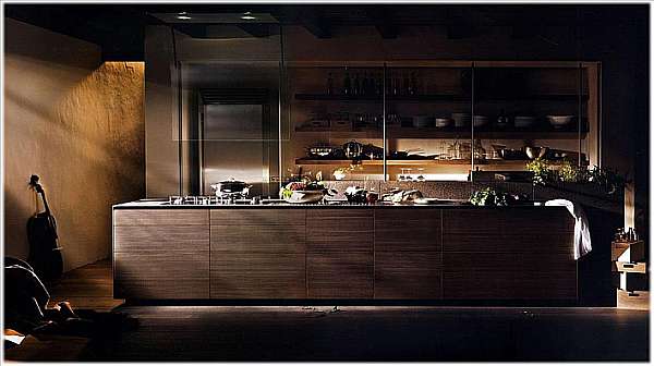 Cuisine VALCUCINE Artematica Noce Tattile usine VALCUCINE de l'Italie. Foto №1