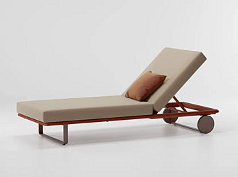 Transat inclinable en aluminium Bitta Kettal