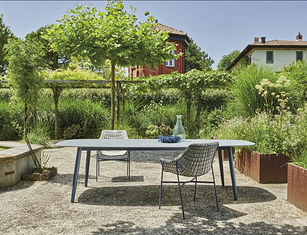 Chaise de jardin en acier avec accoudoirs VARASCHIN été 2423, 2423C usine VARASCHIN de l'Italie. Foto №4