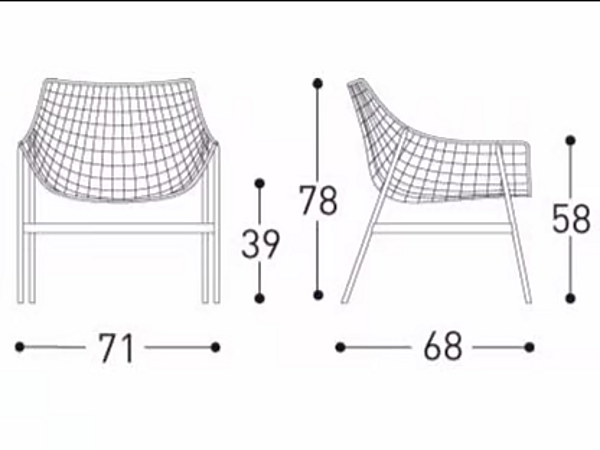 Fauteuil de jardin en acier avec accoudoirs VARASCHIN Summer Set 2424 usine VARASCHIN de l'Italie. Foto №10