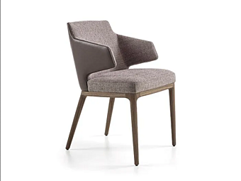 Chaise en tissu avec accoudoirs Amanda Frigerio