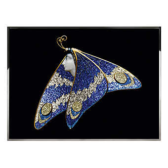 Panneau, peinture LADY BUTTERFLY