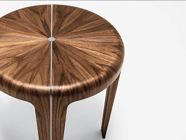 Table basse ronde en bois GIORGETTI ROUND 66552, 66553 usine GIORGETTI de l'Italie. Foto №3