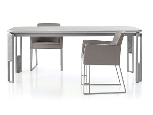 Table rectangulaire en grès cérame Link CORTEZARI 274-RV11G usine CORTE ZARI de l'Italie. Foto №2