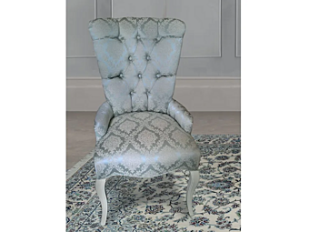 Fauteuil en tissu capitonné CASA +39 PUCCINI 7821