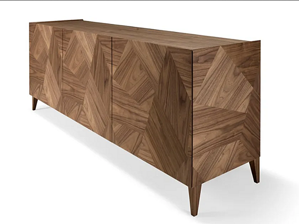 Walnut Sideboard Frammenti L411N by Arte Brotto usine Arte Brotto de l'Italie. Foto №7
