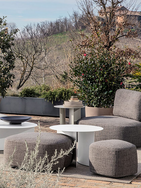 Pouf en tissu avec housse amovible Pierre Flou usine Flou de l'Italie. Foto №12