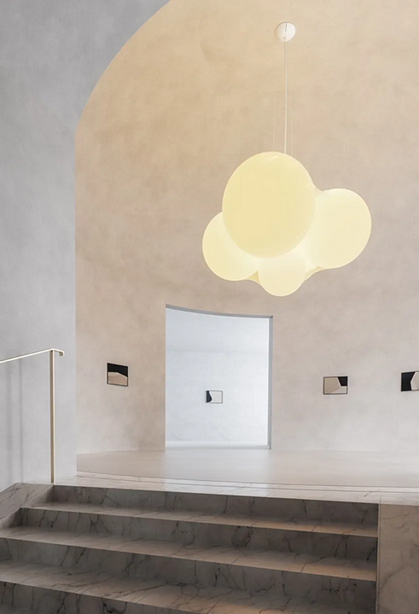 Suspension LED en PMMA nuage AXOLIGHT usine Axolight de l'Italie. Foto №4