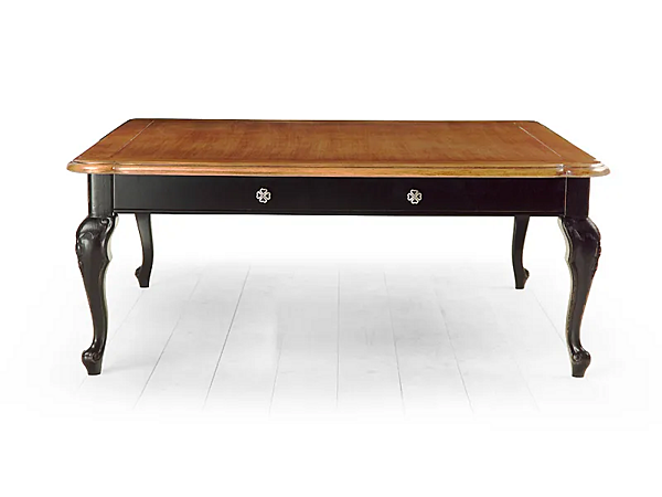 Table basse carrée en bois massif Rivoli MARIONI 02026 usine MARIONI de l'Italie. Foto №1
