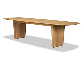 Table rectangulaire en teck extérieur BAXTER Nairobi usine BAXTER de l'Italie