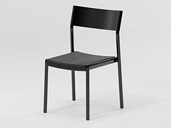 Chaise en aluminium avec assise en corde Passage KETTAL